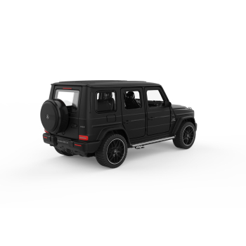Mercedes-AMG G 63 czarny RASTAR model 1:32 Metalowa karoseria + Ręcznie otwierane elementy